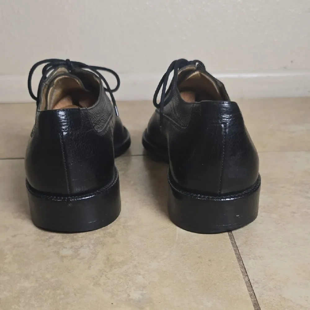 Cole Haan Black Leather Men's Oxfords